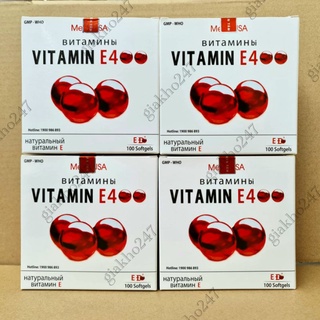COMBO 4 HỘP Vitamin E 400 đẹp da, sáng da, hạn chế lão hoá da