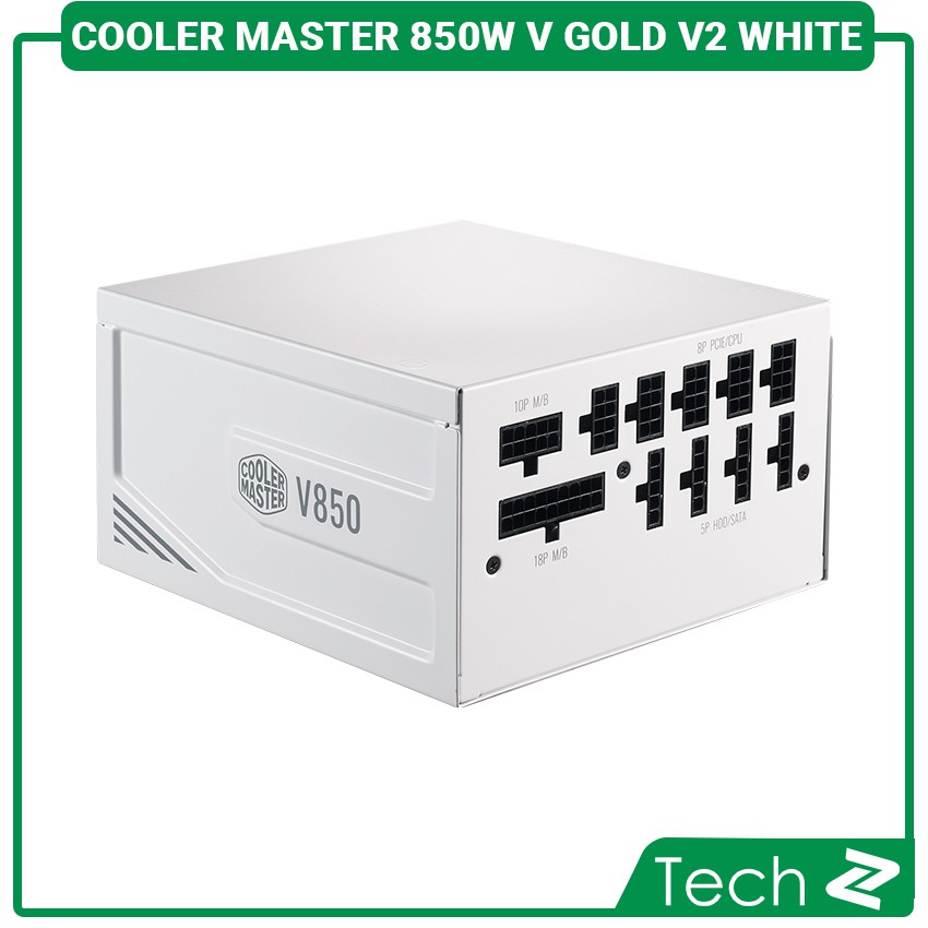 Nguồn máy tính Cooler Master 850W V Gold V2 White (80 Plus Gold/Màu Trắng/Edition)