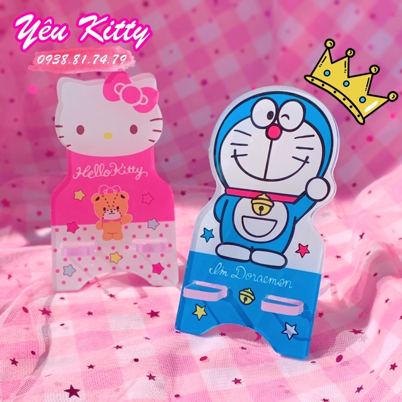 GIÁ ĐỠ ĐIỆN THOẠI HELLO KITTY DORAEMON