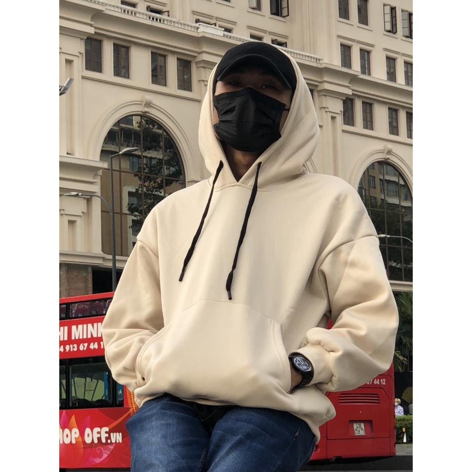 Áo Hoodie Form Rộng Nỉ Bông 2 Lớp Cao Cấp - Nhiều Màu BASIC | BigBuy360 - bigbuy360.vn