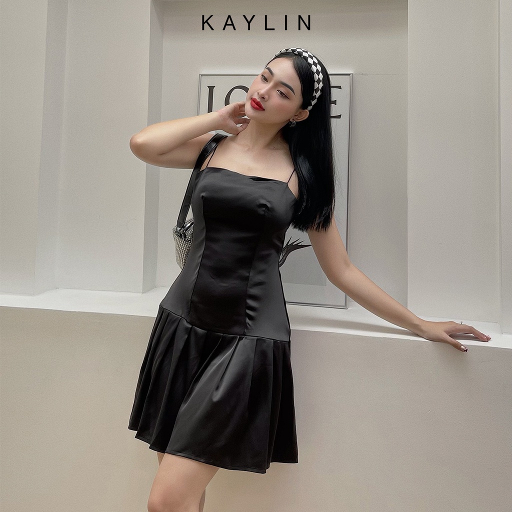 Đầm xòe hai dây phong cách KAYLIN - N1585