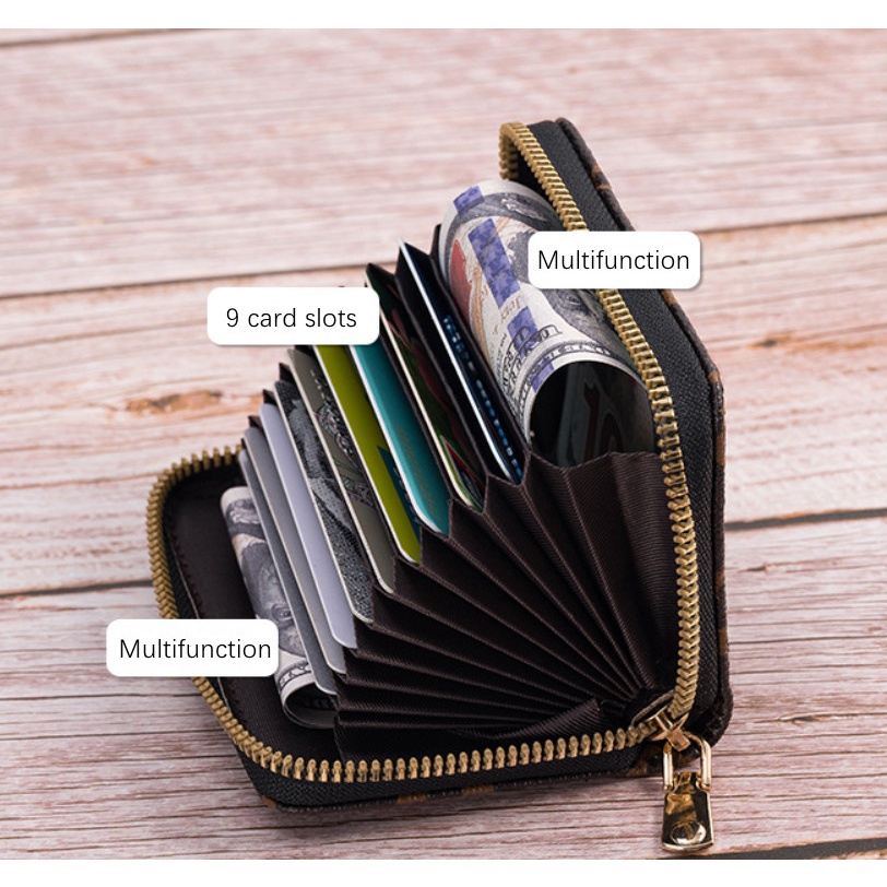 Ví Đựng Thẻ Siêu Mỏng Cỡ Lớn Tiện Dụng Cho Nữ Giá Đỡ