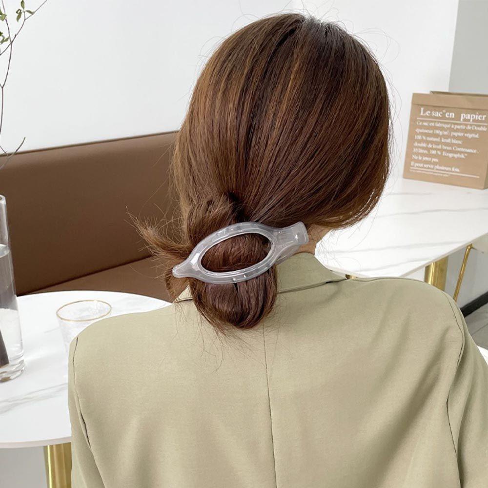 Kẹp Tóc Đuôi Vịt Bằng Acrylic Thời Trang Cho Nữ Giá Đỡ