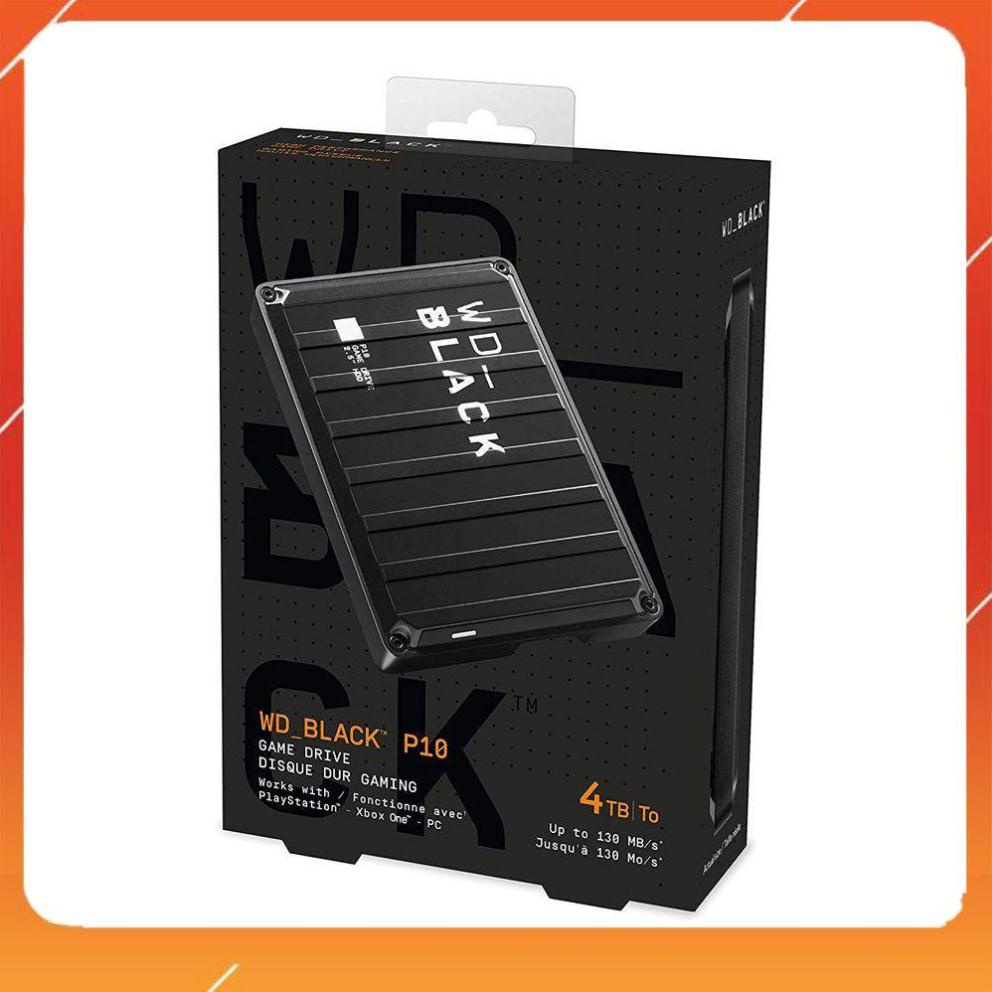 Ổ cứng di động Western Black P10 Game Drive 4TB WDBA3A0040BBK-WESN - Bảo hành 3 năm tại WD Việt Nam | BigBuy360 - bigbuy360.vn