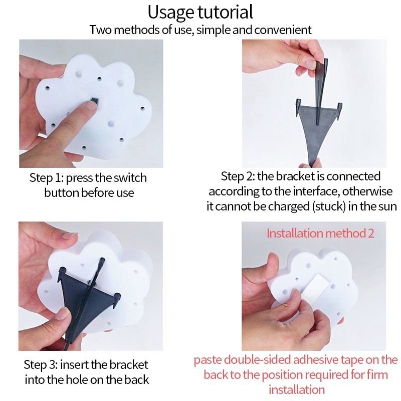 Đèn LED trang trí sân vườn hình chân gấu dễ thương