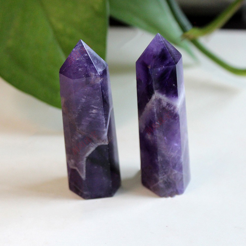 Trụ Đá Thanh Tẩy Amethyst Size 5-6 Cm Chơi Tarot