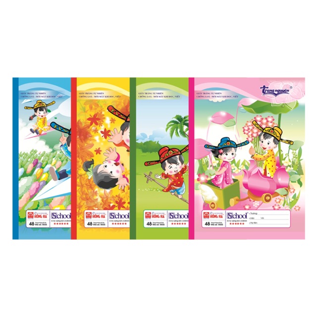 10 Vở 4 ô ly vuông Hồng Hà 0555