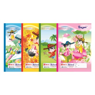 10 Vở 4 ô ly vuông Hồng Hà 0555
