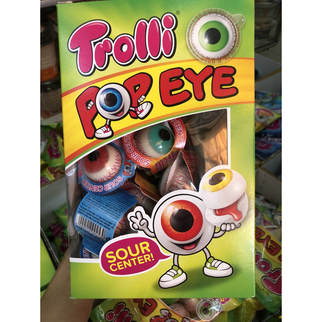 Kẹo dẻo Trolli hình con mắt - Hộp 20 viên
