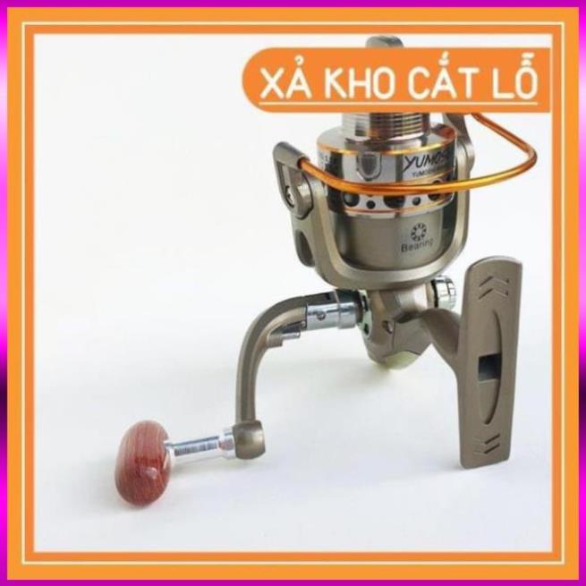 ⭐  Máy Câu Cá Yomoshi LC Kim Loại 3000-7000 ( TẶNG CƯỚC CACBON SHIMANO ) MÁY CÂU CÁ MÁY ĐỨNG YOMOSHI LC