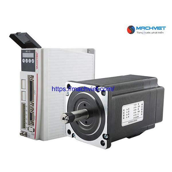 Bộ động cơ Hybrid Servo YAKO 8Nm YK286EC118A1 và Driver MS-S3