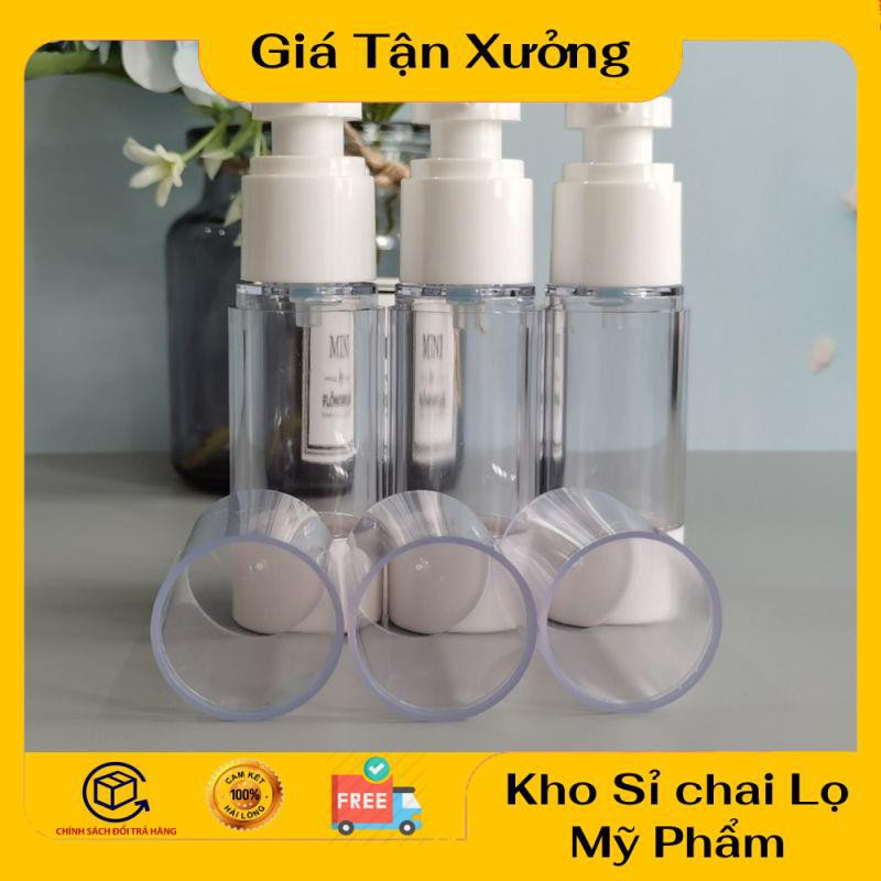 Chai Chiết Mĩ Phẩm ❤ TRÙM SỈ ❤ Chai hút chân không 15ml,30ml,50ml,100ml đựng mỹ phẩm, serum , phụ kiện du lịch