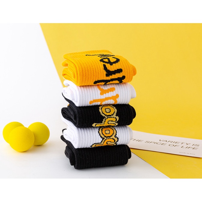 Vớ Tất DREW HOUSE cao cổ Nam Nữ phong cách trẻ trung, năng động.