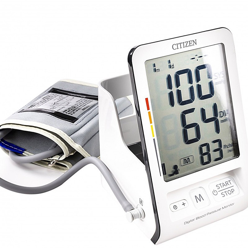 Máy đo huyết áp điện tử bắp tay Citizen CH456 Nhật Bản loại tốt nhất (vượt trội hơn omron hem 7121 và jpn600)