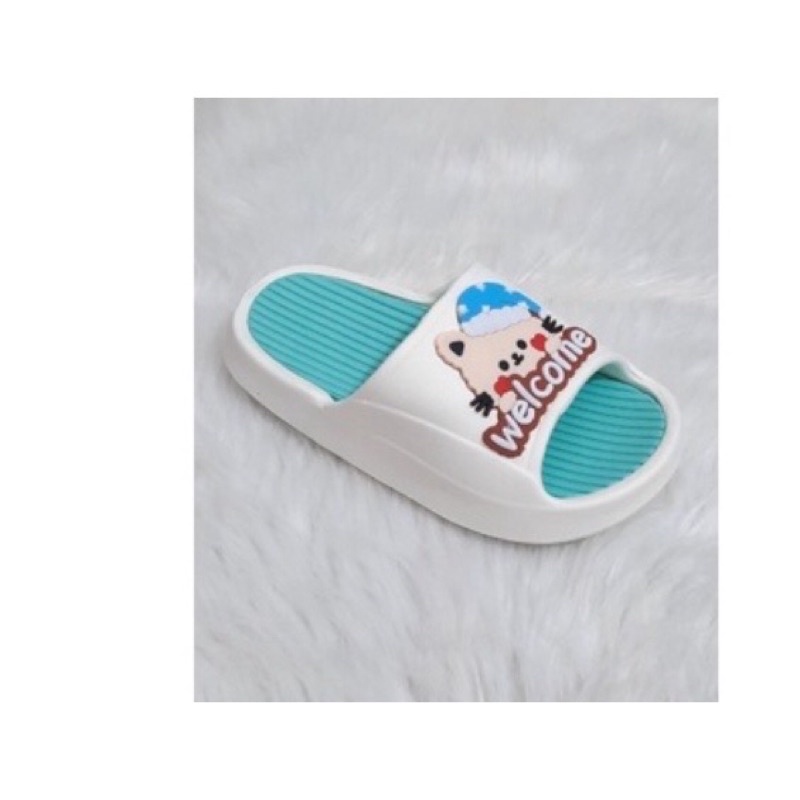 Dép siêu nhẹ Welcome hình thú cho bé 3-5 tuổi