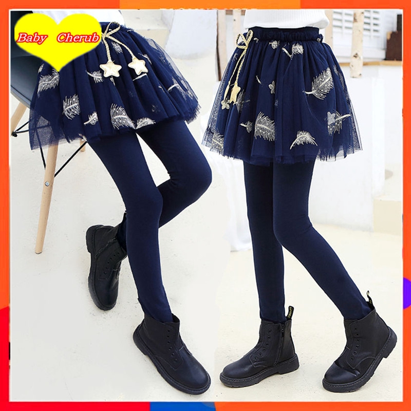 🌈Đầm Thời Trang Mùa Thu Dành Cho Bé Gái🌻Quần Culottes Thời Trang 🌻Quần Giả Hai Lớp Phong Cách Hàn Quốc Dễ Thương Dành Cho Nữ🌻Quần Váy Chữ A Thời Trang Trẻ Trung