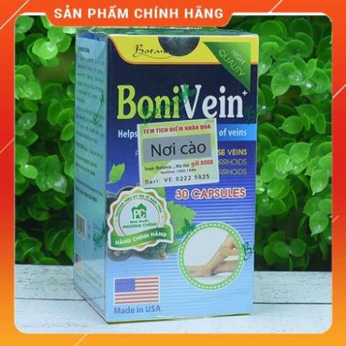 Boni Vein hộp 30 viên - Suy giãn tĩnh mạch - hỗ trợ điều trị bệnh trĩ