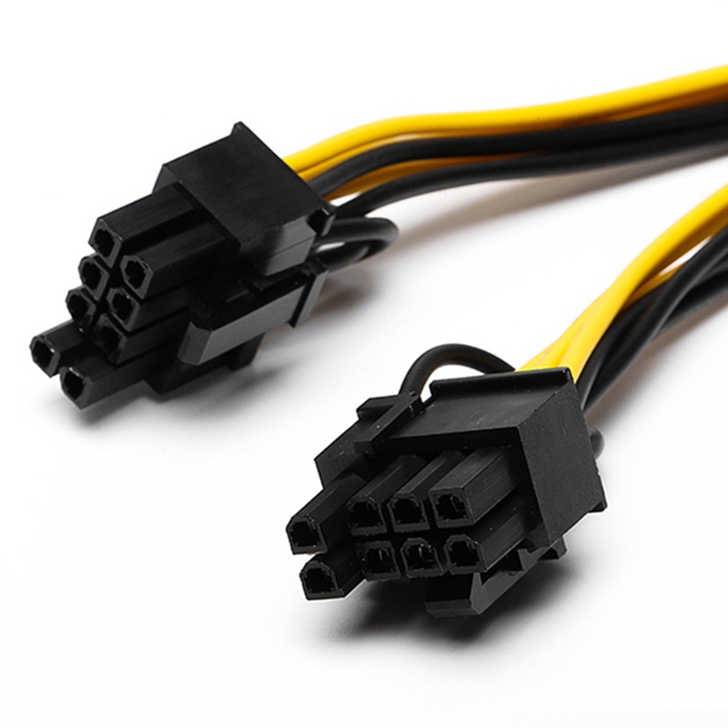 Cáp chia nguồn 8 Pin PCIE sang Dual PCIE 8 (6+2) Pin | BigBuy360 - bigbuy360.vn