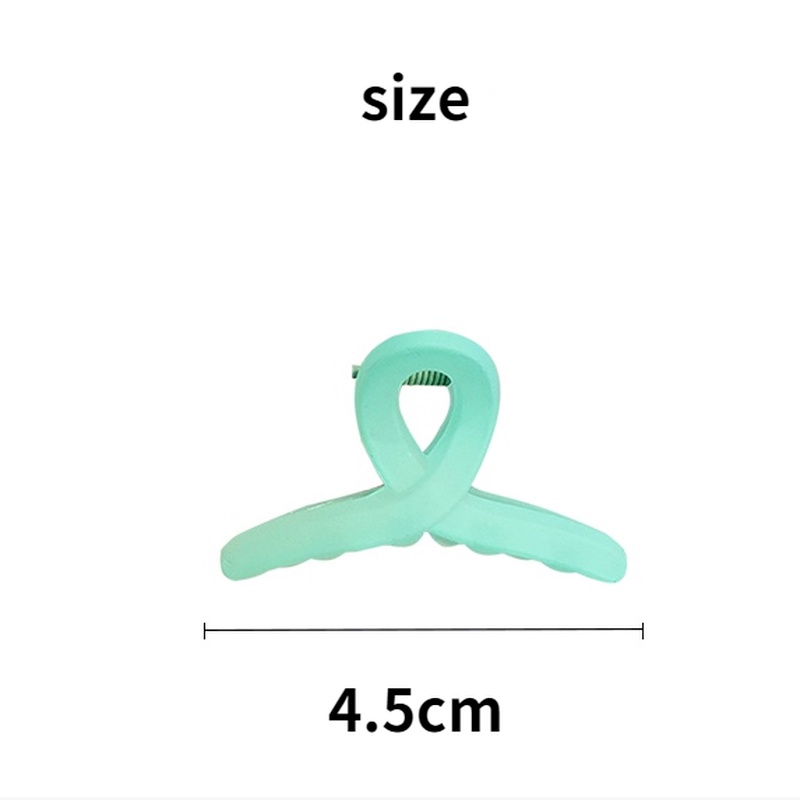 Kẹp tóc nhựa acrylic nhám không làm tổn thương thời trang Hàn Quốc