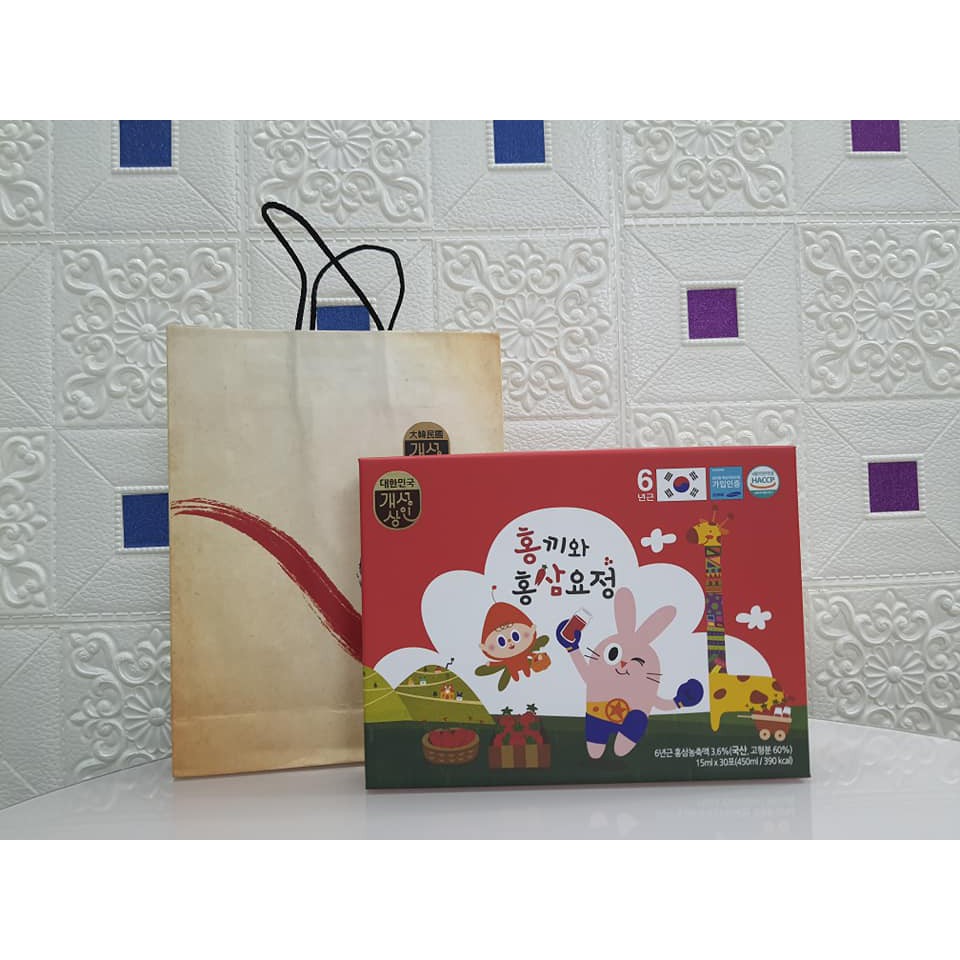 Nước Hồng sâm trẻ em Baby Honki