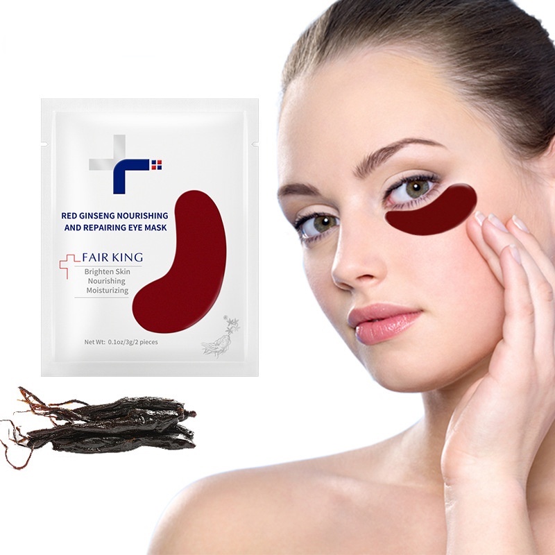 [Hàng mới về] Cặp mặt nạ mắt chiết xuất nhân sâm đỏ giúp dưỡng ẩm và làm đẹp