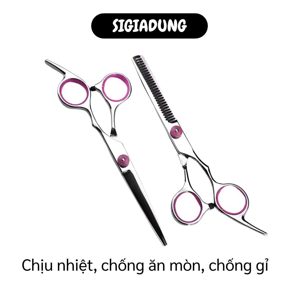 [SGD] Bộ Kéo Cắt Tóc - Bộ Phụ Kiện 8 Món Cắt Tóc Chuyên Nghiệp Tại Nhà, Chống Gỉ 8283