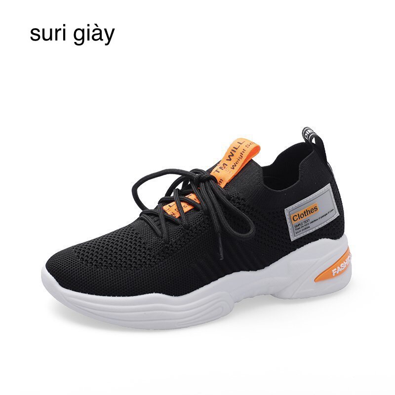 FREESHIP GIÀY THỂ THAO NỮ CỔ CHUN SIÊU NHẸ NÂNG ĐẾ MẪU MỚI 2021