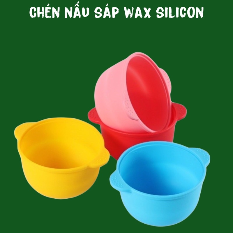 CHÉN - LỒNG NỒI SILICON NẤU SÁP CHỐNG DÍNH