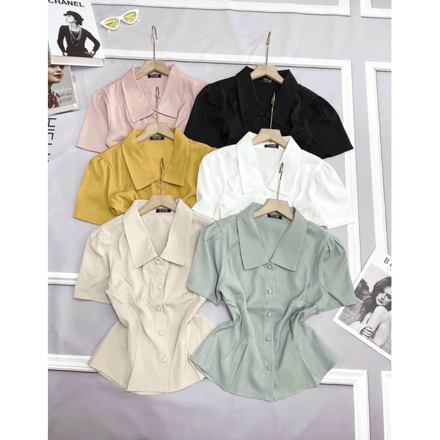 ÁO KIỂU THIẾT KẾ FORM NGẮN