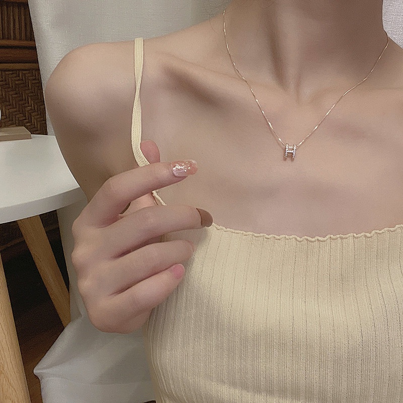Vòng cổ Mặt Chữ H Thời Trang Cho Nữ