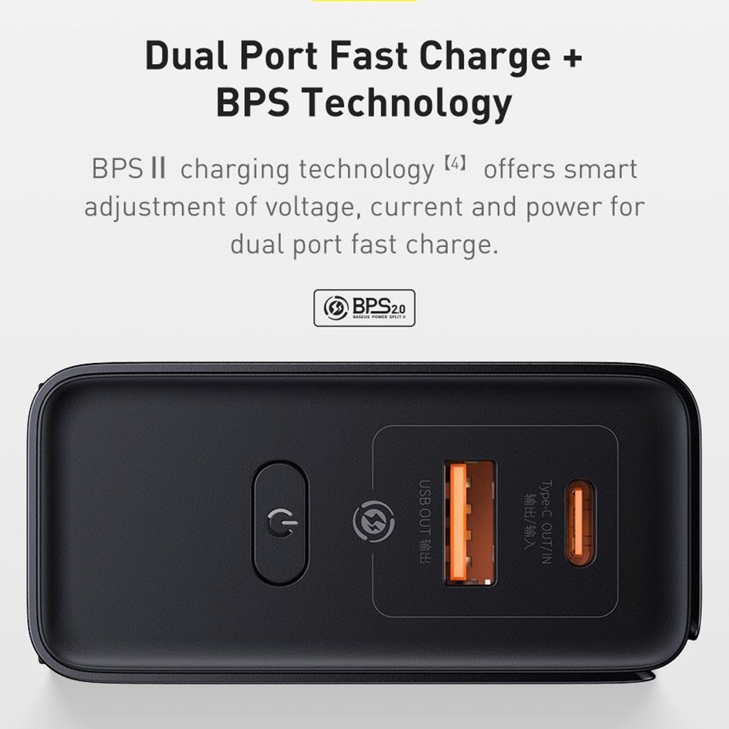 Bộ Sạc Siêu Nhanh Kiêm Pin Dự Phòng Cao Cấp Baseus Power Station 4 Hybrid GaN3 Power Bank Adaptor 10000mAh 87W