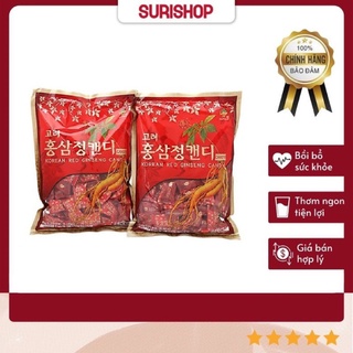 Kẹo Hồng Sâm Đỏ KGS Hàn Quốc Có Đường Bịch 300gr