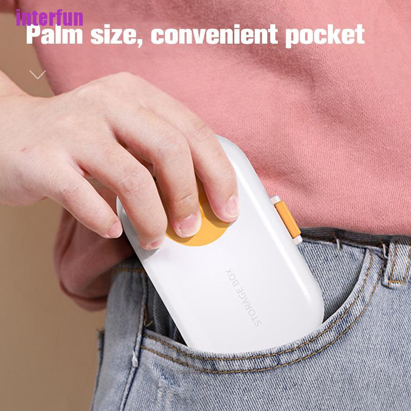 Hộp Đựng Thuốc 4 Ngăn Bằng Nhựa An Toàn Tiện Lợi Khi Đi Du Lịch