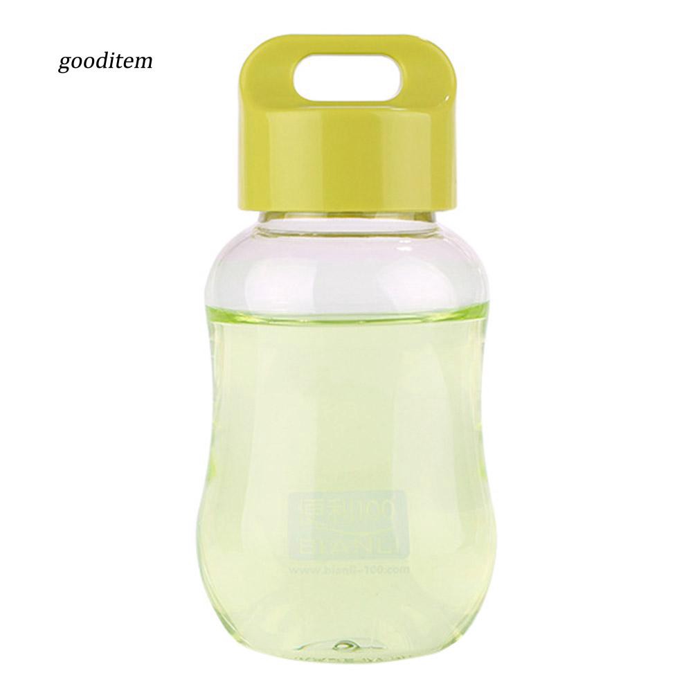 Bình nước nhựa mini 180ml cho bé đi học kiểu dáng dễ thương