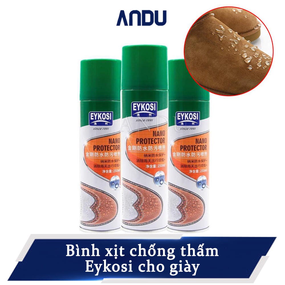 Bình Xịt Chống Thấm Đi Mưa Nano Cho Giày, Túi Xách, Chai Xịt Chống Thấm Nước Cao Cấp