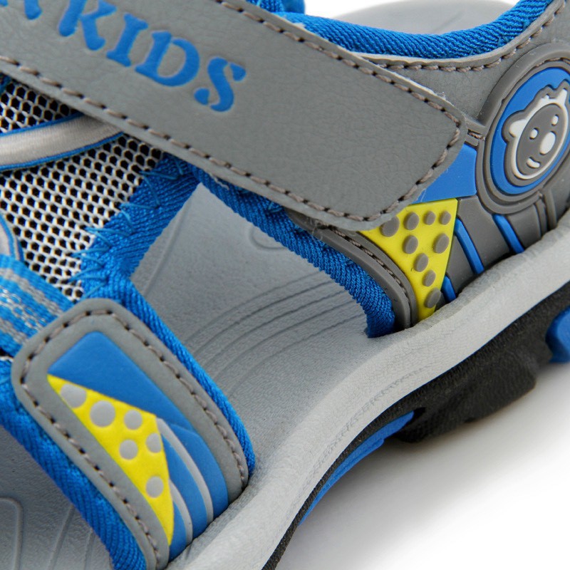 Sandal bé trai COGA KID kiểu mũi bít thể thao khỏe khoắn - Chống trơn trượt - Thoáng khí - Nhẹ chân