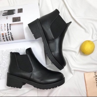 Giày boot da cổ chun giá sỉ