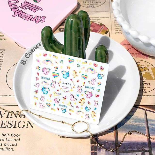Dán Móng Tay - Nail Stickers Dễ Thương (Loại dùng nước) - NAIL1007