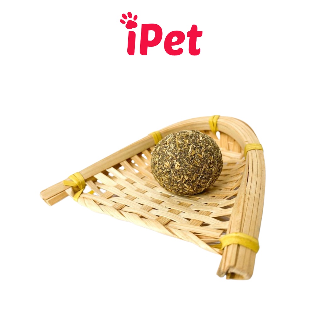 Bóng đồ chơi phủ cỏ bạc hà mèo catnip - iPet Shop