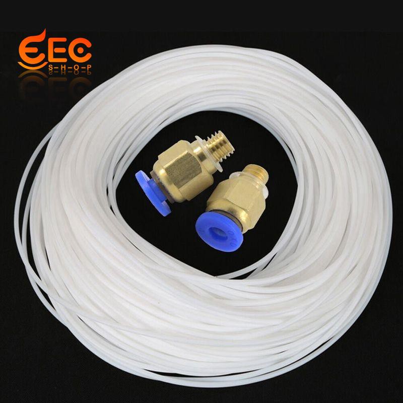 Ống Dây Lập Phương 5m Ptfe Ptfe Ptfe Kèm 2 Đầu Nối Dây 1.75mm Cho Máy In 3d | BigBuy360 - bigbuy360.vn
