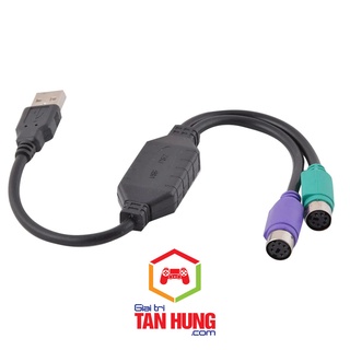 Cáp Chuyển Từ Cổng USB sang 2 Cổng PS2 Chuột Phím loại tốt