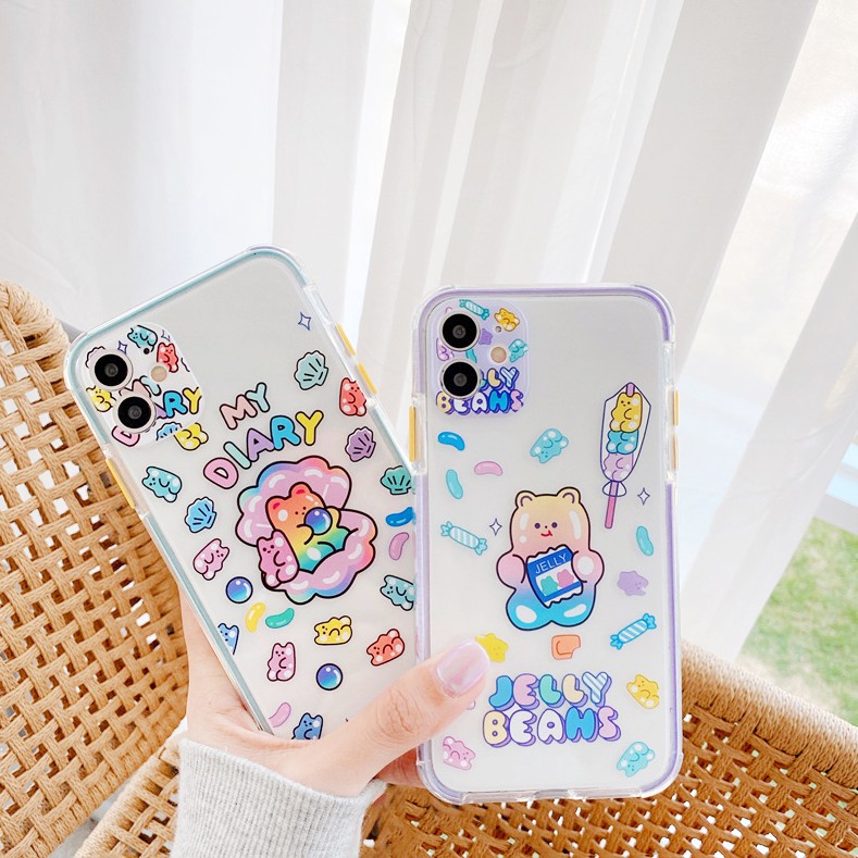 Ốp lưng iphone Chip Chip viền màu chống trượt 5/5s/6/6plus/6s/6splus/7/7plus/8/8plus/x/xr/xs/11/12/pro/max/plus/promax | BigBuy360 - bigbuy360.vn