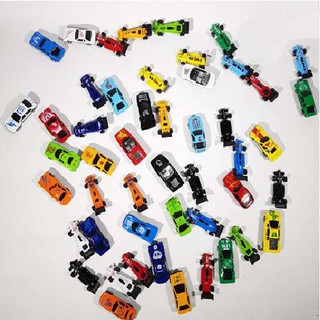 Bộ xe ô tô mô hình mini 50 chiếc cho bé