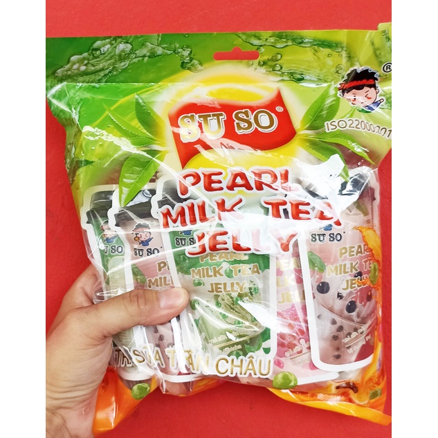 Kẹo Thạch Suso Trà Sữa Trân Châu Phú Cường 780Gr
