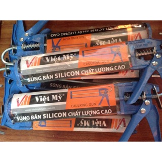 Súng bắn silicone Việt Mỹ xanh