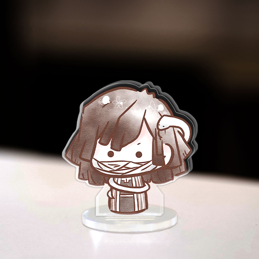 Mô hình Mini Demon Slayers Standee Chibi Anime Manga Kimetsu no Yaiba trang trí góc học tập cao 3cm phụ kiện HM Decor