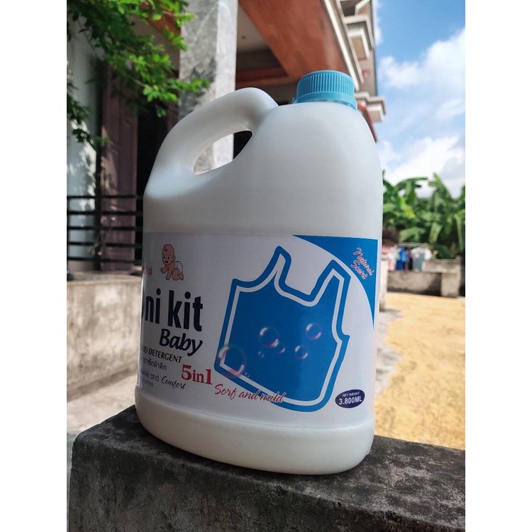 Nước giặt Xả Vải Dni Kit 3.8ml không Thơm Hoàn Tiền mùi hương nhẹ