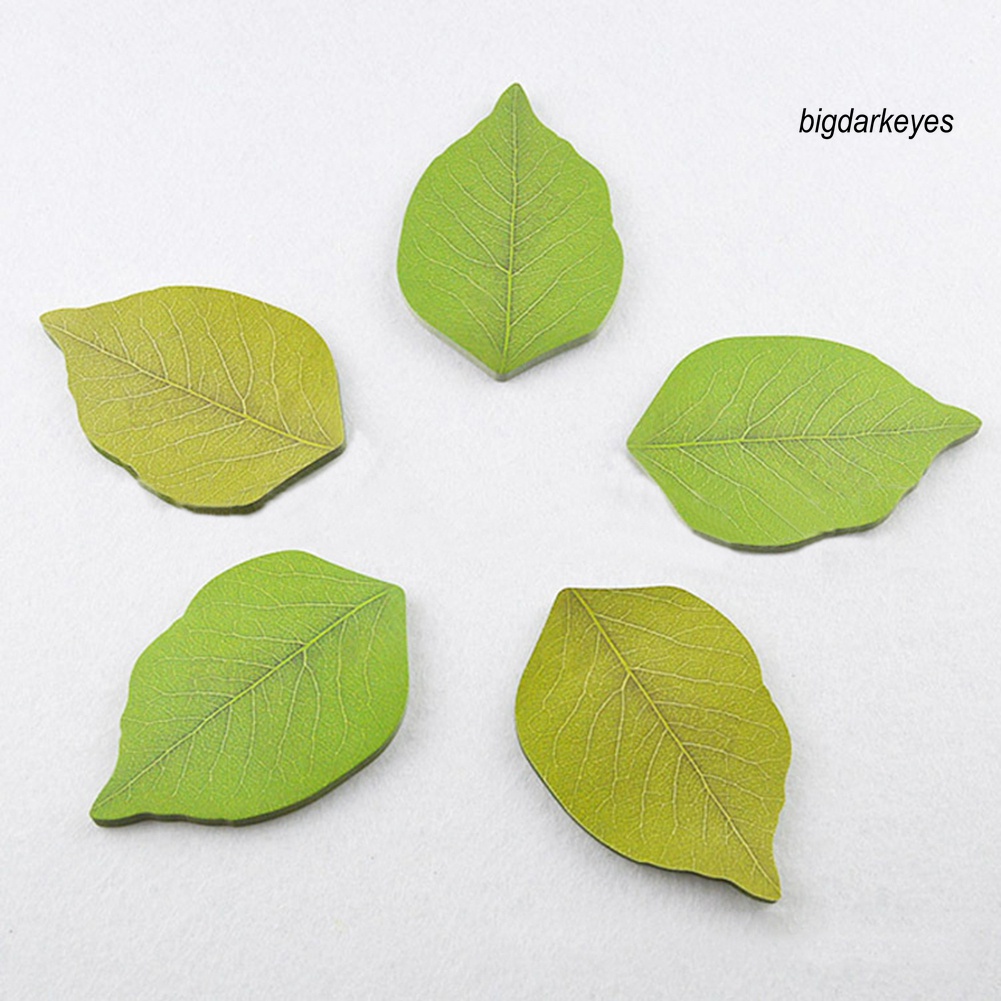 Giấy Ghi Chú Hình Chiếc Lá Sáng Tạo