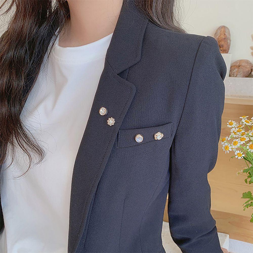 Set 10 Nút Áo Khoác Lấp Lánh Có Thể Điều Chỉnh|Ghim Cài Khăn Choàng Cổ Cho Nữ