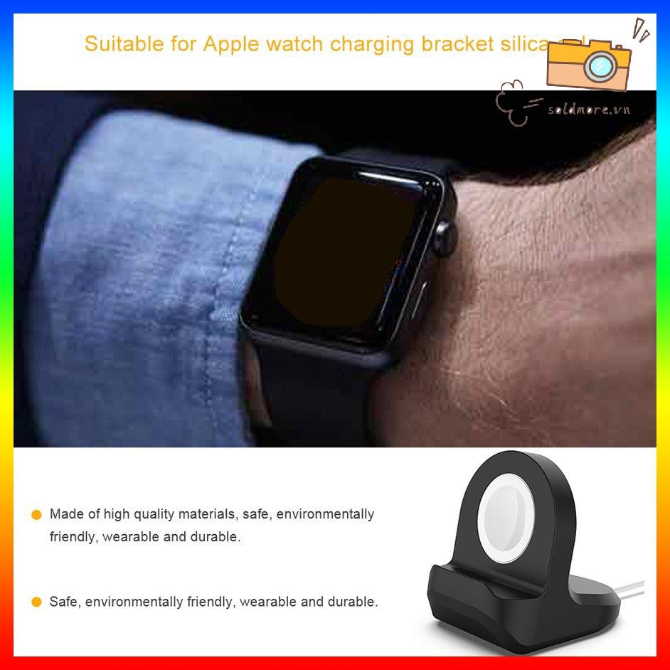 Đế Sạc Đứng Bằng Silicon Cho Đồng Hồ Apple Watch